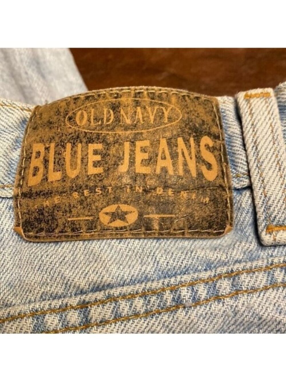 Old Navy Womens Blue Jeans Size 12 Regular Light Wash Slim Fit 100% Cotton